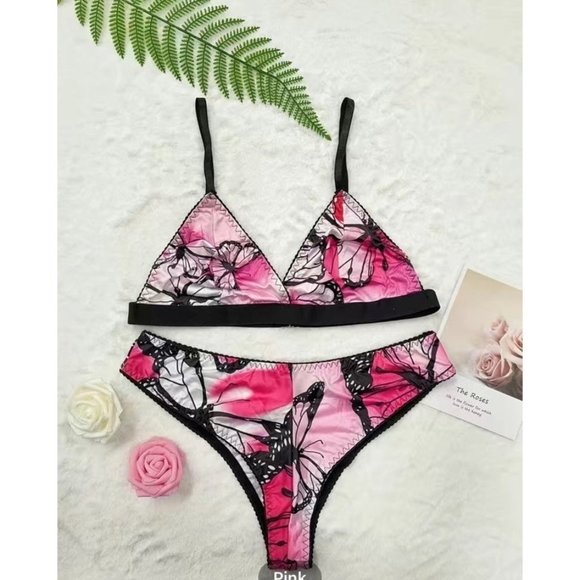 Women’s Plus Size Sexy Lingerie 2 Piece Set - Picture 1 of 5